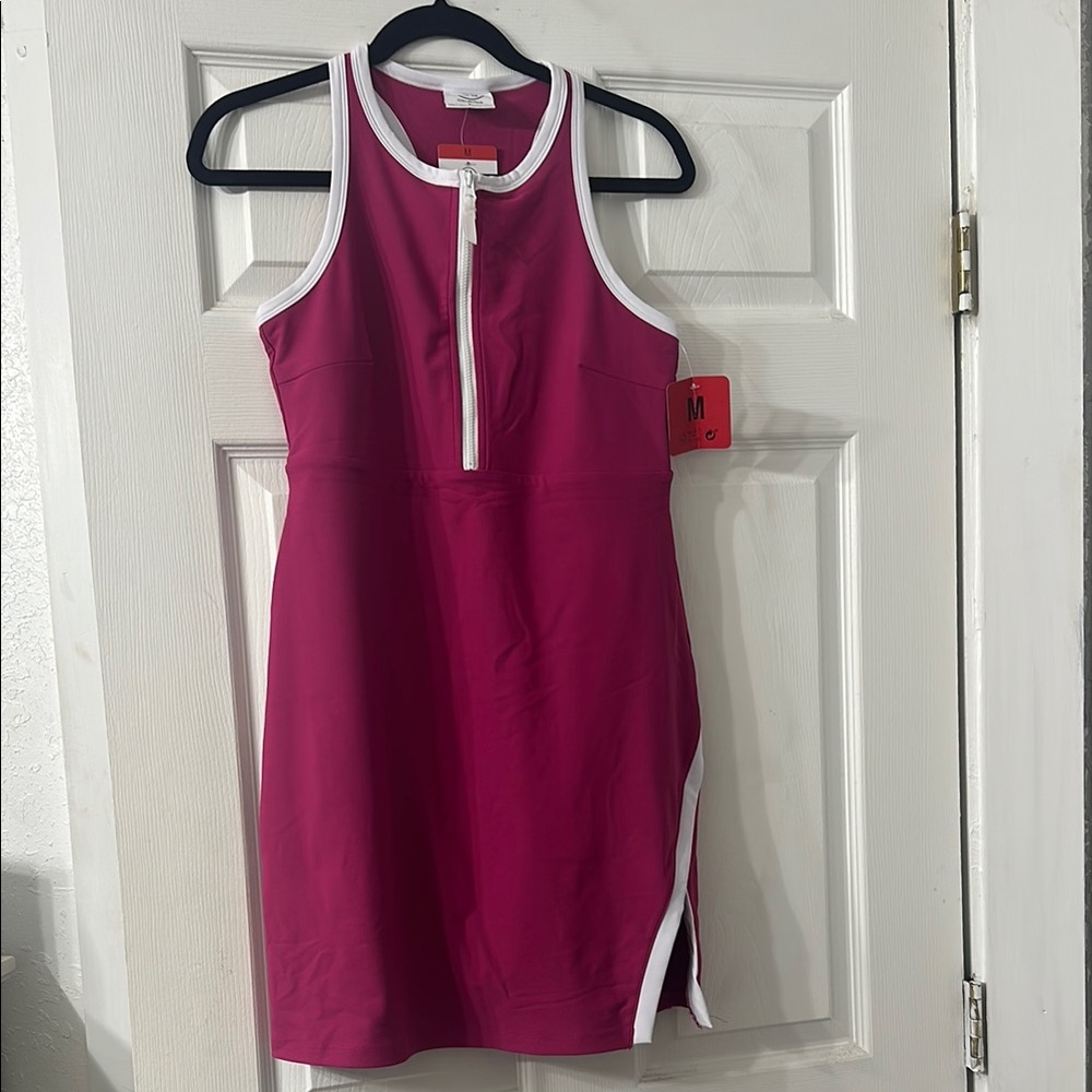Women's Pink Sleeveless Dress